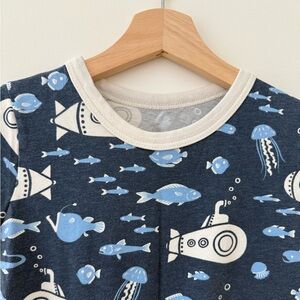 Winter Water Factory Submarine Print T-Shirt